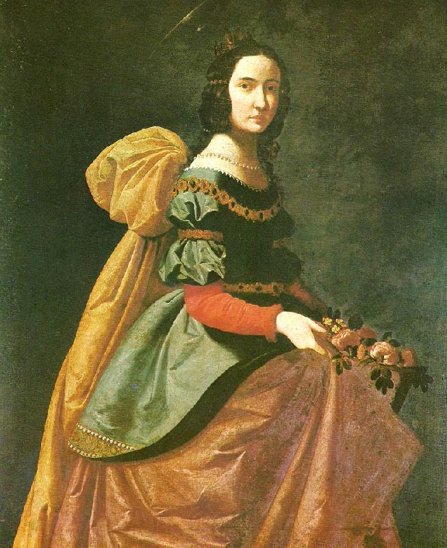Francisco de Zurbaran st, casilda France oil painting art